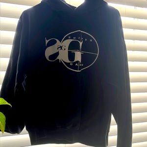 “Sniper gang” hoodie all black, it’s a size Xs in woman’s
